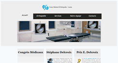 Desktop Screenshot of centremedicalorthopedielouise.eu